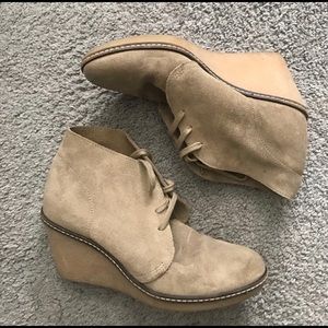 J Crew Booties Tan